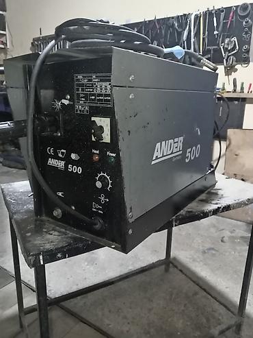 kley tabanca: ANDER 500 qaynaq aparatı - Tip: MIG/MAG (tel qaynaq) aparatlı — 5