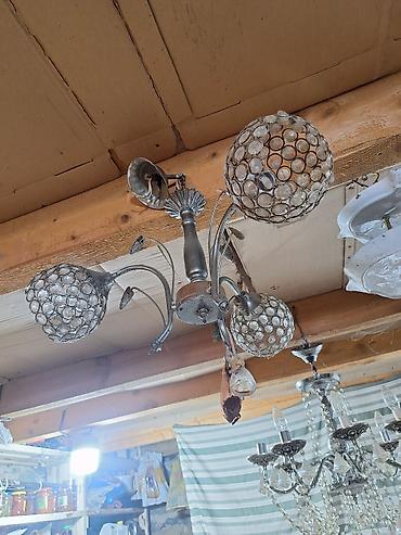 Çılçıraq, 4 lampa, Metal