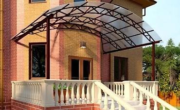 Навесы: Навес, Арочный, Металл, Поликарбонат — 17