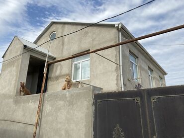 qosqu ev satilir: 3 otaqlı, 100 kv. m, Kredit var, Orta təmir
