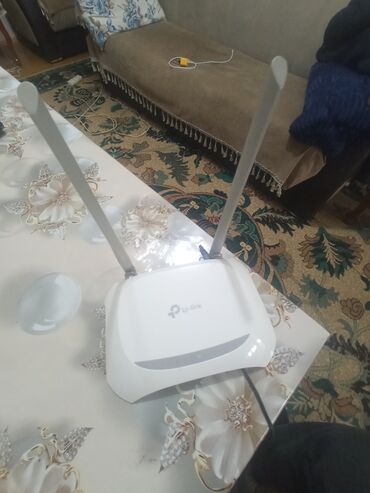 сайма телеком вай фай роутер: TP-Link Wi‑Fi router - İki ədəd xarici antenna – geniş örtük və
