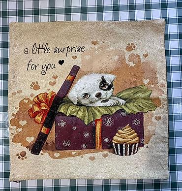 Наволочки: Декоративные наволочки с гобеленовым рисунком “цветы” - Формат — 18