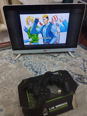 switch oled: Беспроводная ретро-игровая приставка с двумя геймпадами 2.4G — 1