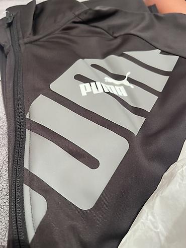 puma nike: Мужской спортивный костюм PUMA (кофта + брюки), черный Размер : XL - — 6