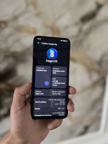 Honor: Honor X6a, 128 GB, rəng - Qara — 6