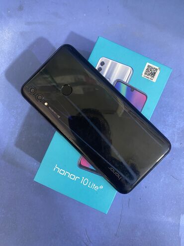 телефон fly mc100 блок питания: Honor 10 Lite, 64 ГБ, цвет - Черный