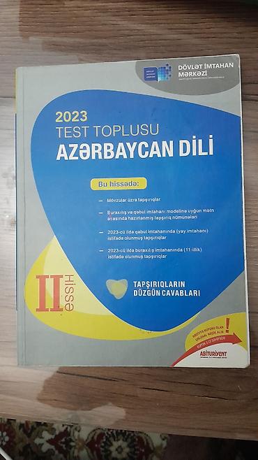 Testlər: Azərbaycan dili Testlər 11-ci sinif, DİM, 2-ci hissə, 2023 il — 1