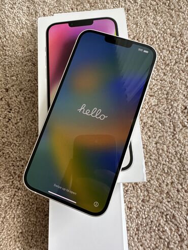 телефон 7: IPhone 14 Plus | 256 ГБ Белый | С документами | Защитное стекло, Чехол, Кабель