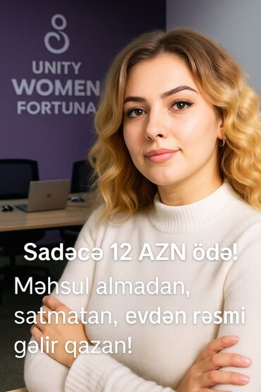 Tibb, əczaçılıq: Unity Women Fortuna tərəfindən qadınlara yönəlik iş təklifi. Bu təklif