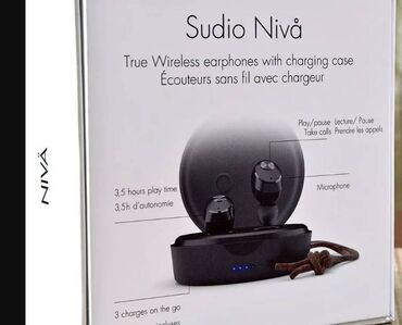 Qulaqlıqlar: Sudio Niva wireless earphone Swedish design