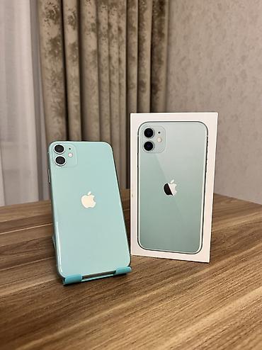 ip 12 64gb: IPhone 11, 64 GB, Yaşıl, Simsiz şarj, Face ID — 1