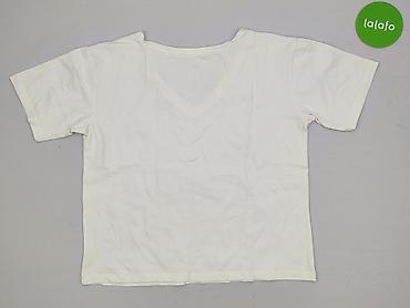 bluzki basic z dekoltem v: T-shirt damski, rozmiar M — 3