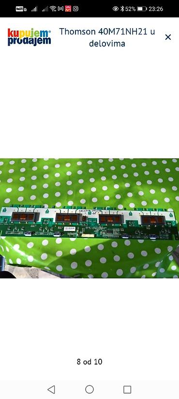 Televizori: Thomson 40M71NH21 – delovi za TV Dostupne ploče i moduli: - Jska LCD — 9