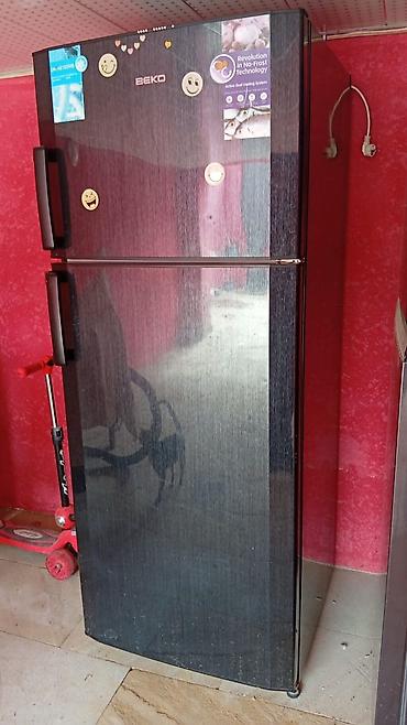 dondurucu satilir: Beko iki qapılı soyuducu - Rəng: qara/brushed metallic ön panel - — 1