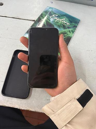 Apple iPhone: IPhone 11, Б/у, 64 ГБ, Черный, Защитное стекло, Чехол, 82 % — 2