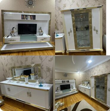 мебель для гостиной: Б/у, Комод, Стол и стулья, ТВ подставка at lalafo.az мебель для гостиной: Б/у, Комод, Стол и стулья, ТВ подставка