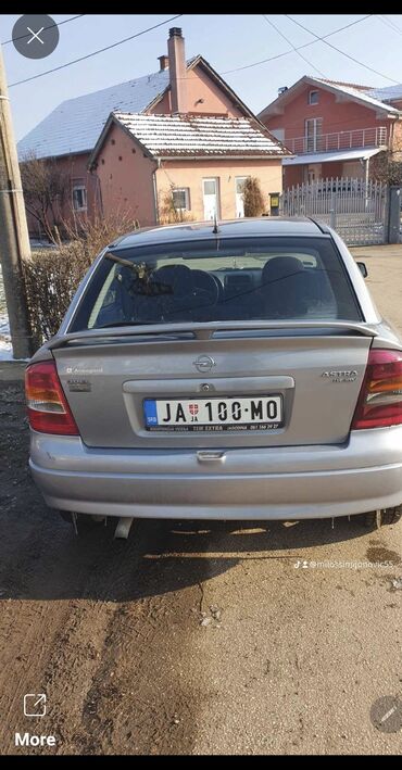 automobili: Opel Astra: 1.6 l | 2001 г. Limuzina