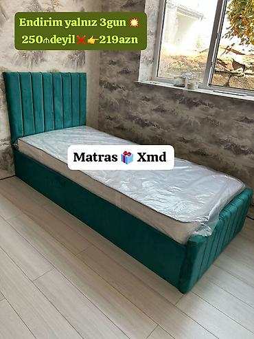 Çarpayılar: Tək nəfərlik çarpayı dəsti - Ölçü: standart tək nəfərlik (təxmini — 40