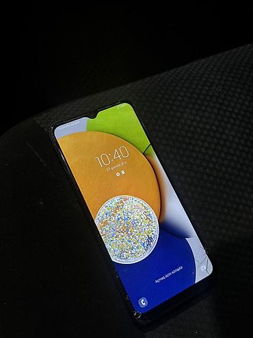 a 3 telefon: Samsung Galaxy A03, 32 GB, rəng - Qara, Qırıq — 1