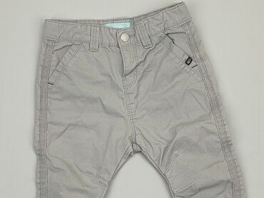 jeansy ocieplane dziecięce: Spodnie jeansowe, 3-6 m, stan - Bardzo dobry