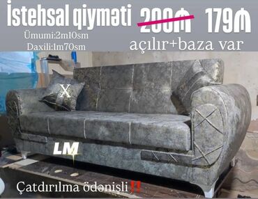 metbex divanlari ve qiymetleri: Диван, Новый, Бесплатная доставка