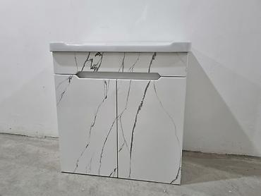 Тумба для ванны, Новый, С раковиной, ЛДСП, Бесплатная доставка, цвет - Белый