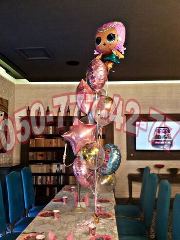 Oyuncaqlar: Şar bəzədilmə xidməti - Mağaza, restoran, tədbir zalı və açılış üçün — 10