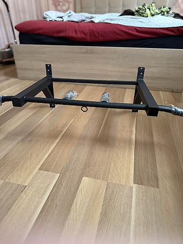 ev ucun turnik: Divara quraşdırılan çoxfunksiyalı turnik - Material: qalın divarlı — 2