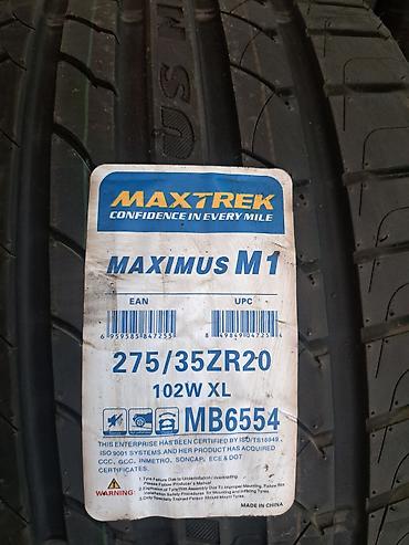 maxtrek: Шины 275 / 35 / R 20, Лето, Новый, Комплект, Легковые, Китай, Maxtrek — 1