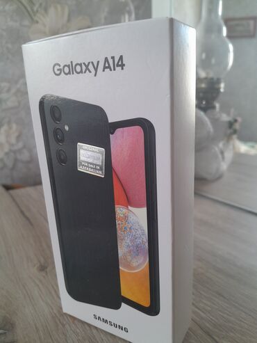 samsun a02: Samsung Galaxy A14, 128 ГБ, цвет - Черный, Отпечаток пальца, Две SIM карты