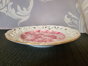 Ostalo posuđe: Tanjir nov, za posluzenje,ukras,porcelanski iz 70ih. Perfektan — 8