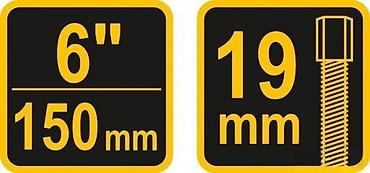uradi sam obrenovac: Dvocifreni izvlakač ležajeva VOREL 80473 (6” / 150 mm) - Tip — 1
