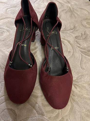 Туфли: Туфли, 37, 38, Christian Louboutin, Б/у, цвет - Красный — 1