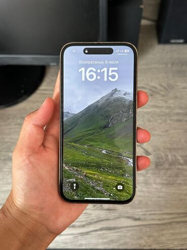 макбук цена бишкек бу: IPhone 15 Pro, Б/у, 256 ГБ, Золотой, Зарядное устройство, Защитное стекло, 90 %