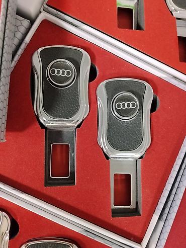 Насадки-адаптеры для ремня безопасности с логотипом Audi. - at lalafo.kg Насадки-адаптеры для ремня безопасности с логотипом Audi. -