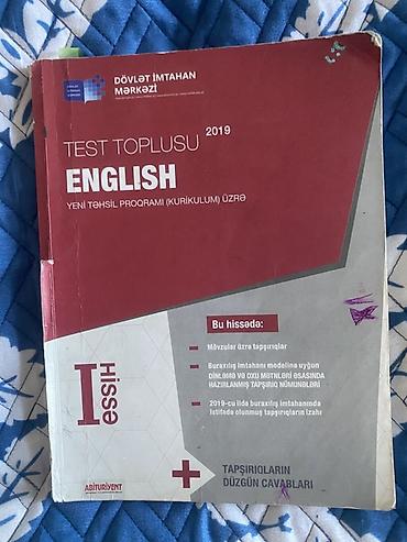 kimya 2025 toplu: Məhsul: Dövlət İmtahan Mərkəzi – Test Toplusu: English (Yeni Təhsil — 1