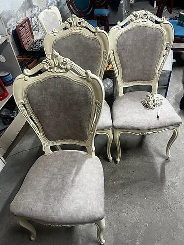 Ремонт, реставрация мебели: Реставрация мягкой мебели Перетяжка ткань Покроска стульев и дерево — 4