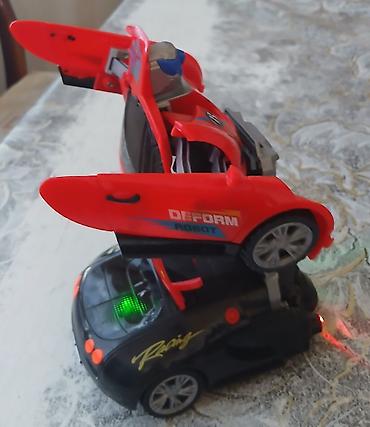 Robotlar və transformerlər: Uşaq oyuncağı – “DEFORM ROBOT” sport maşını Maşının düyməsini "on" — 11