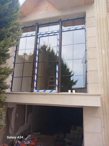 Plastik pəncərələr: Plastik qapi pencere izosistem cam palkon duskabina hebesebe cephe — 13