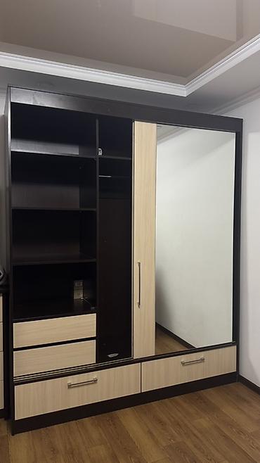 dressing table: Спальный гарнитур, Б/у, Шкаф, Белоруссия, ДСП, цвет - Коричневый — 1