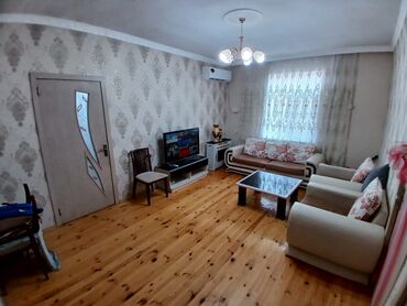 Həyət evləri və villaların satışı: Hövsanda həyət evi - Plan: 1 mərtəbə, kürsülü. Geniş beton həyət — 3