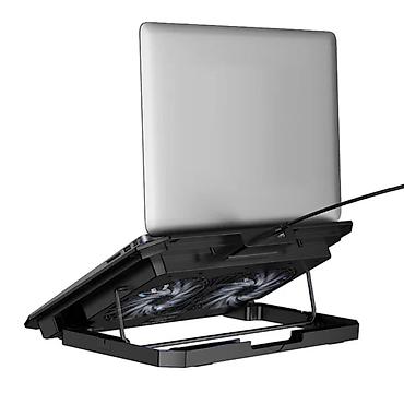 study lamp: Охлаждающая подставка для ноутбука с двумя вентиляторами и подсветкой — 6