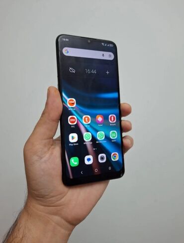 телефон для пожилых fly: Alcatel 3X, 64 ГБ, цвет - Черный, Отпечаток пальца
