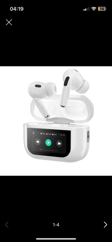 air 4: Вакуумдук, Apple, Жаңы, Электр зымсыз (Bluetooth), Сүйлөшүүлөр үчүн