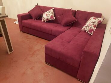 sofa: Угловой диван, Новый, Раскладной, С подъемным механизмом, Ткань, Бесплатная доставка в черте города