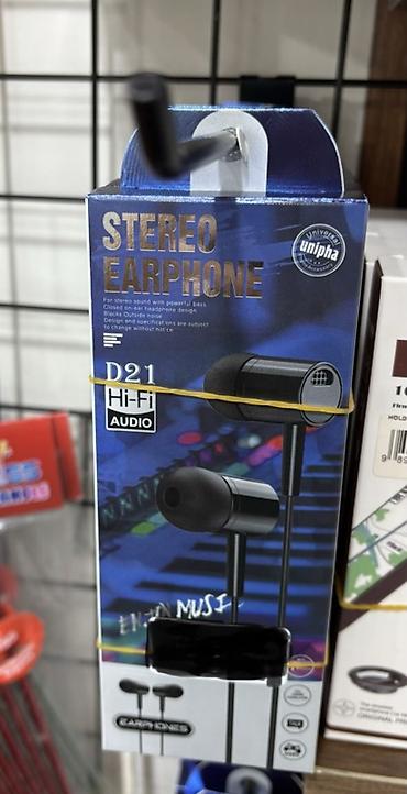 hi fi: Məhsul: Stereo Earphone D21 – Hi‑Fi Audio - Naqilli qulaqcıq, stereo — 2