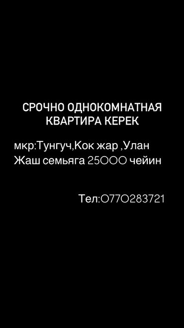 тоголок молдо фрунзе: 1 комната, Собственник, Без подселения, С мебелью полностью