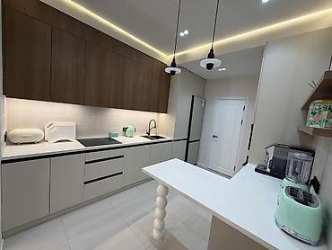Продажа квартир: 3 комнаты, 117 м², Асанбай мкр Элитка, 2 этаж, Дизайнерский ремонт — 6