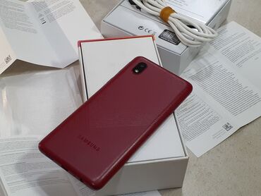 Samsung: Samsung Galaxy A01 Core, 16 GB, rəng - Qırmızı, Sensor, Sənədlərlə, İki sim kartlı — 12