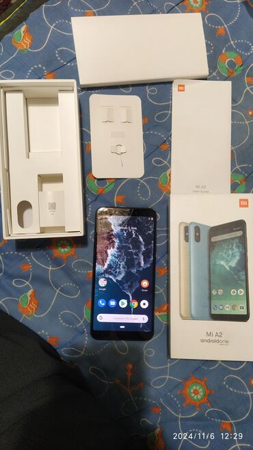 mi mix 2s бишкек: Xiaomi, Mi A2, Колдонулган, 64 ГБ, түсү - Кара, 2 SIM